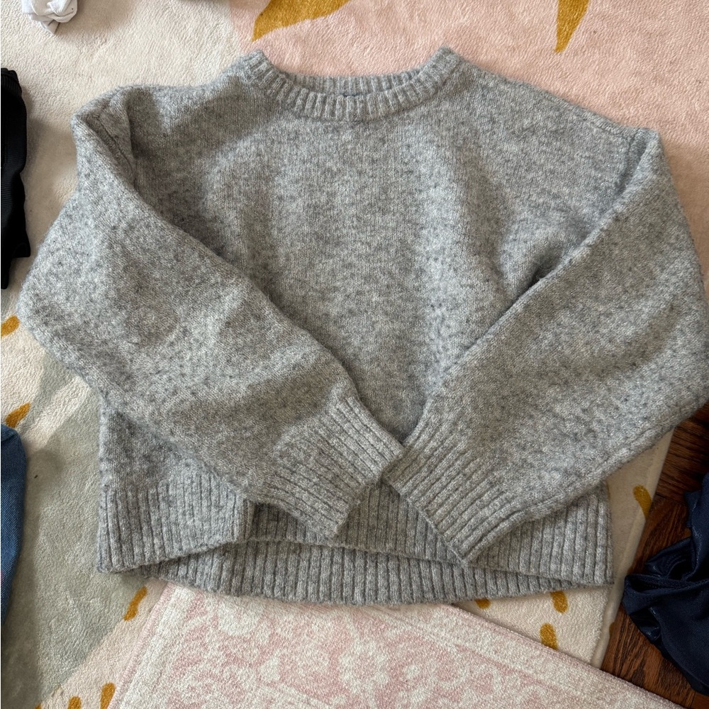 Cozy Gray girls Sweater